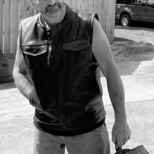 SOA Vest Men's Real Leather Anarchy Motorcycle Biker Club Concealed Carry Outlaw