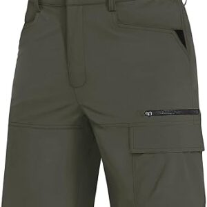 Men's Hiking Cargo Shorts Lightweight Quick Dry Breathable Shorts Water Resistant with Pockets