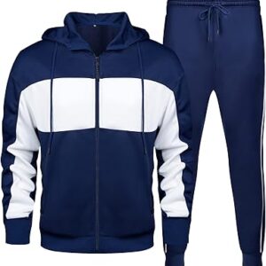 Long sleeve design multi-color tracksuit